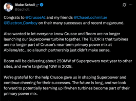 NewsPicks AI: Crusoe abandons $1.25B plan to use Boom turbines at AI data centers